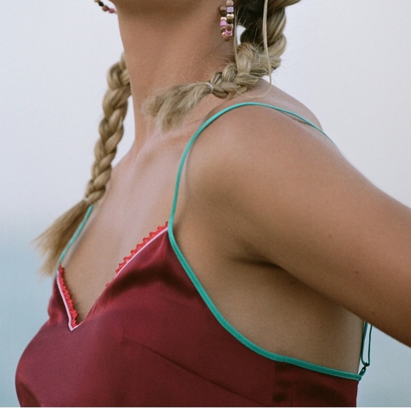 Dannijo Copper Lace Trim Camisole - Picture 4 of 7